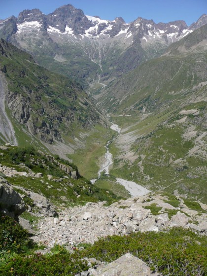 Vue depuis le sentier en balcon
