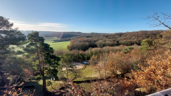 Vue depuis le site géologique.