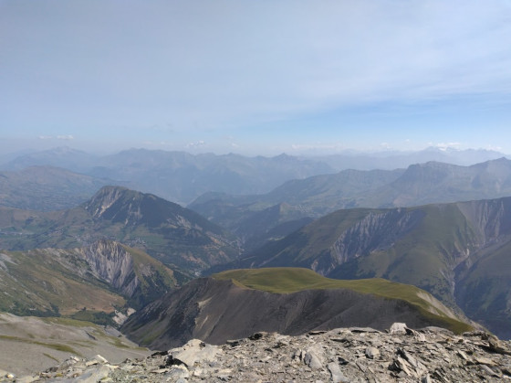 Vue depuis le Sommet de la Cime des Torches (vers sud-est)