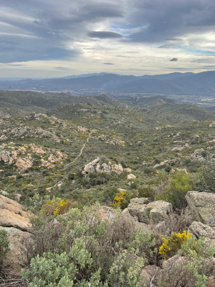 Vue depuis le sommet du Pédrous