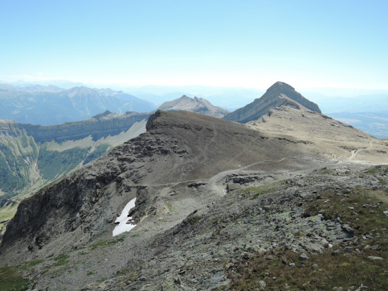 Vue depuis le sommet du pic du vieux Chaillol