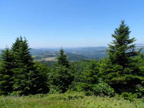 Vue depuis le Suc de Bauzon