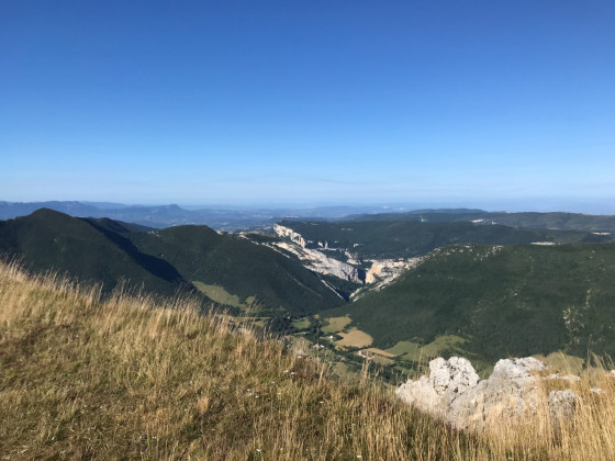 Vue depuis les crêtes