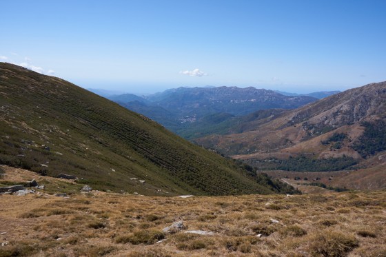 Vue depuis les crêtes