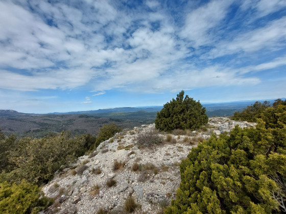 Vue depuis les crêtes