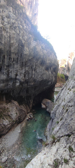 Vue depuis ouverture tunnel 1