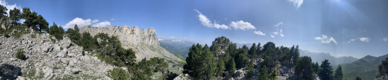 Vue depuis un des Pics