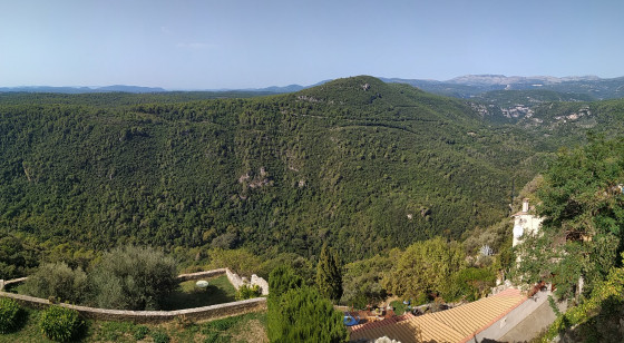 Vue des Gorges de la Siagne de Saint Cezaire