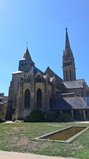 Vue des jardins du presbytère