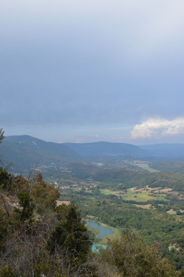 vue des Lacs de Conzieu depuis le Belvédère