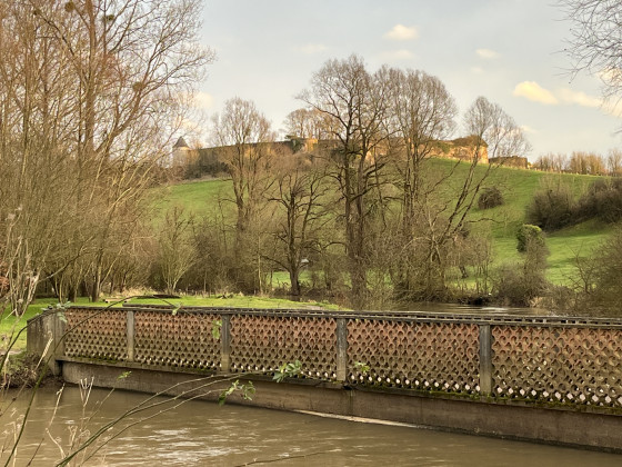 Vue des remparts depuis la Grenouillère