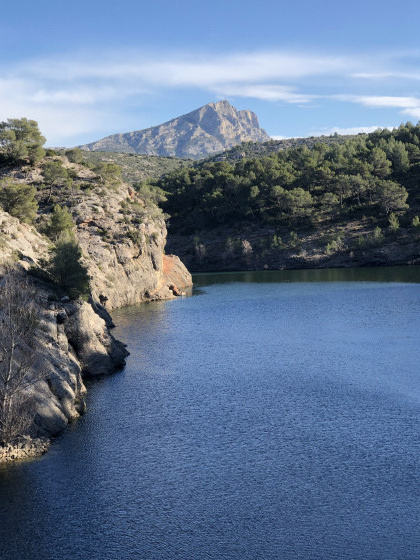 Vue du barrage de Zola