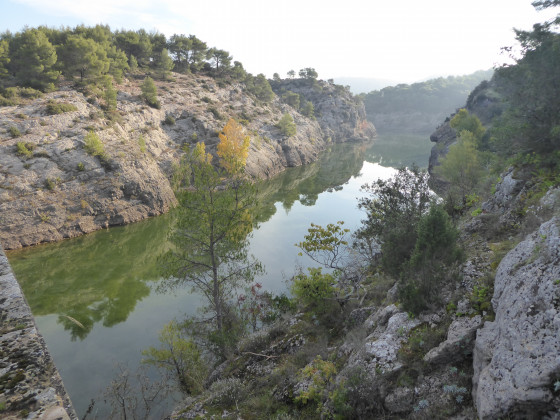 Vue du barrage Zola
