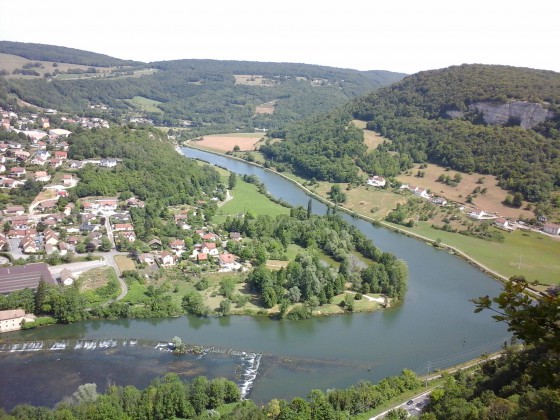 Vue du belvédère de la Croix Châtard