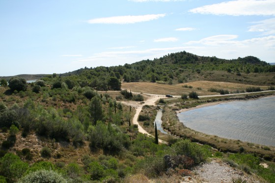 Vue du bout de la saline