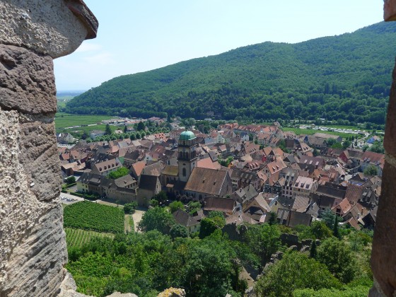 Vue du chateau de Kayserberg