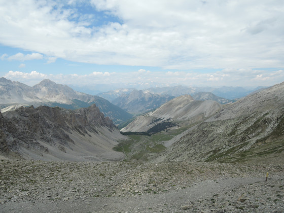 Vue du col Albert (vall&eacute;e de Ceillac)