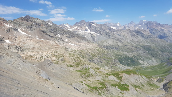 Vue du col de l'Aup Martin