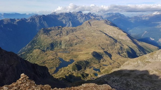 Vue du col du grand van