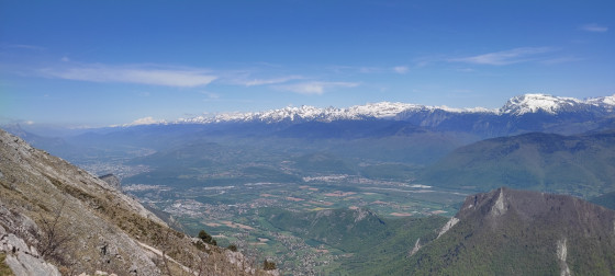 Vue du col vert