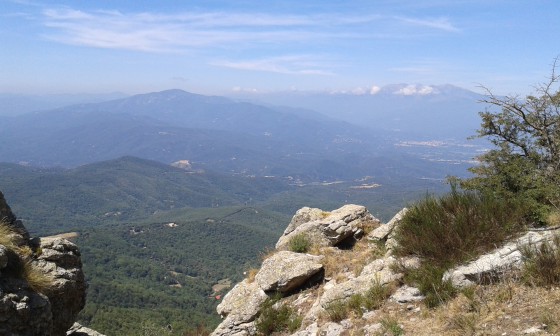 Vue du Fort de Bellegarde et du Canigou