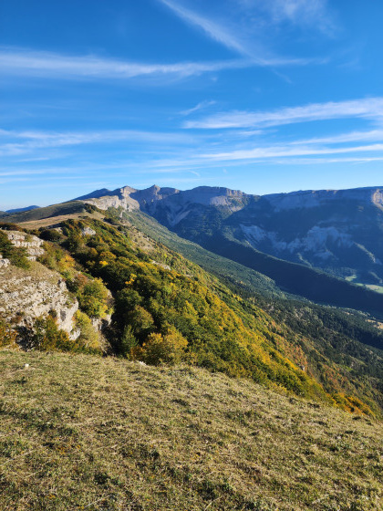 Vue du haut du plateau