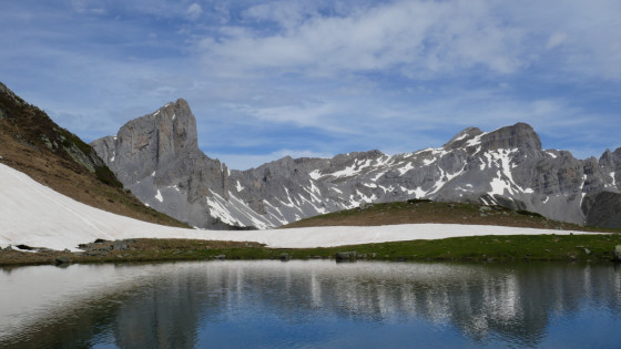 Vue du lac d'Ansabère