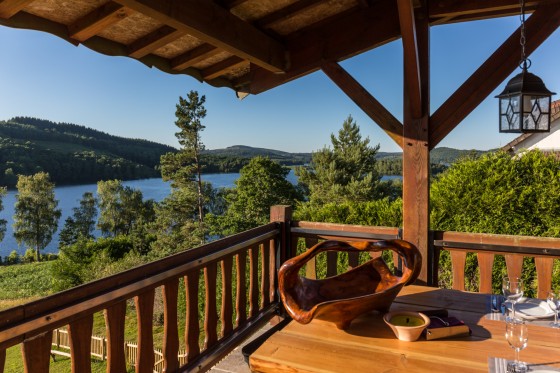 Vue du lac depuis la Pourvoirie du Lac