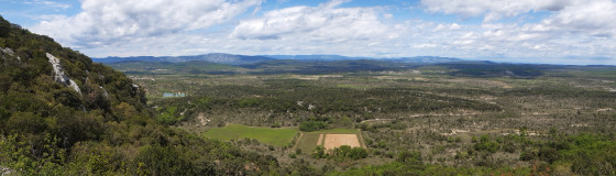 vue du lac en hauteur