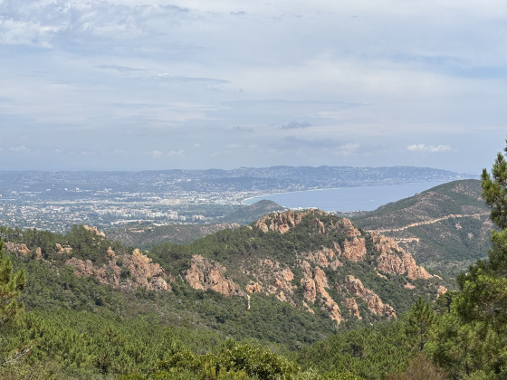 Vue du parcours Mont St Martin