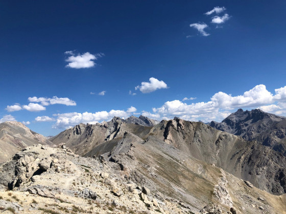 Vue du Pic vers Italie
