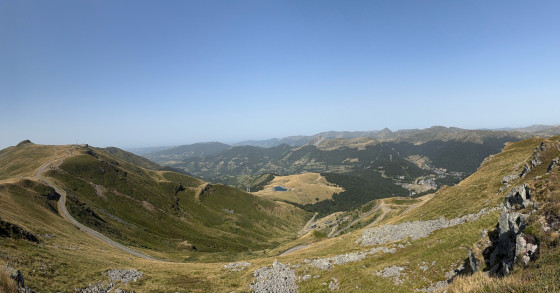 Vue du puy du rocher