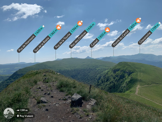 Vue du Puy Violent
