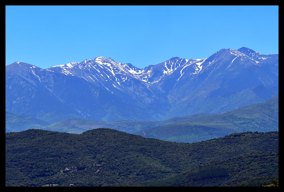 Vue du Roc de Marjorque &agrave; Castelnou