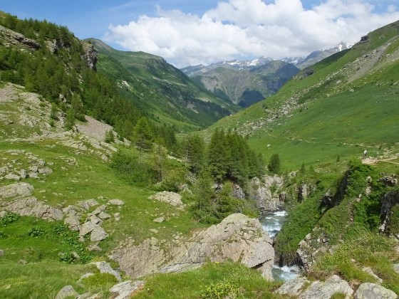 Vue du saut