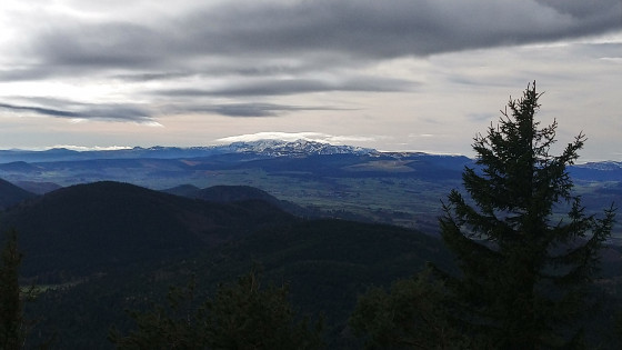 Vue du sommet du Puy de Dôme