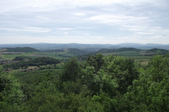 Vue du sommet du Puy du Grand Raymond