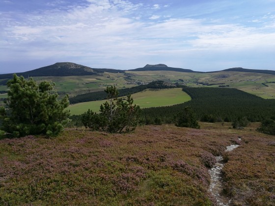 vue du sommet du rocher Tourte