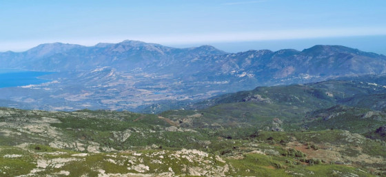 Vue du sommet du Sant'Anghjulu
