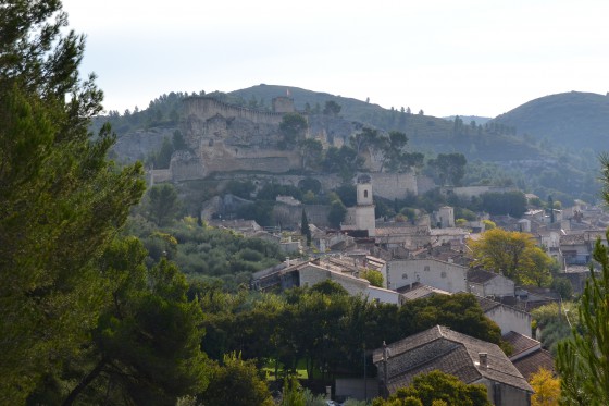 Vue du village de Boulbon