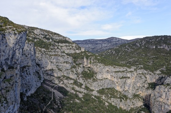 Vue durant l\'ascension sur le cirque