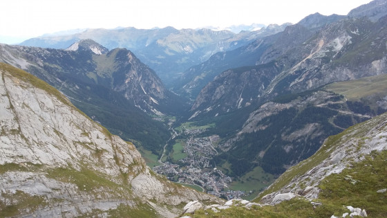 Vue en balcon de Pralognan La Vanoise