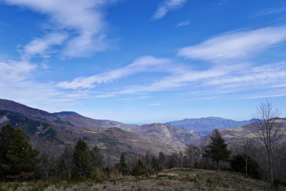 Vue en direction de Prats-de-Mollo