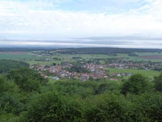 vue générale sur Mailley depuis premier point de vue