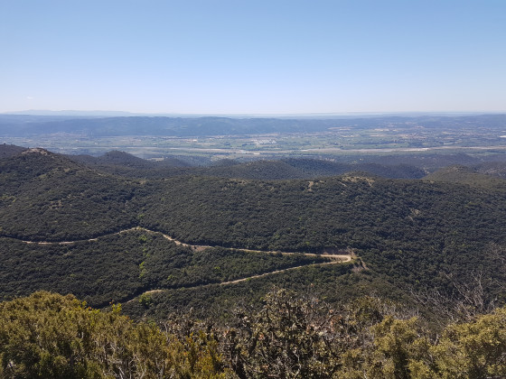 Vue lors de la descente