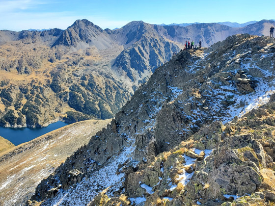 Vue magnifique au sommet du Puig de Coma d'Or