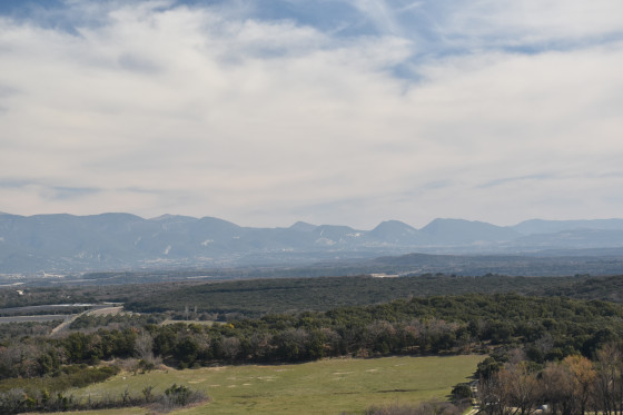 Vue de la table d'orientation