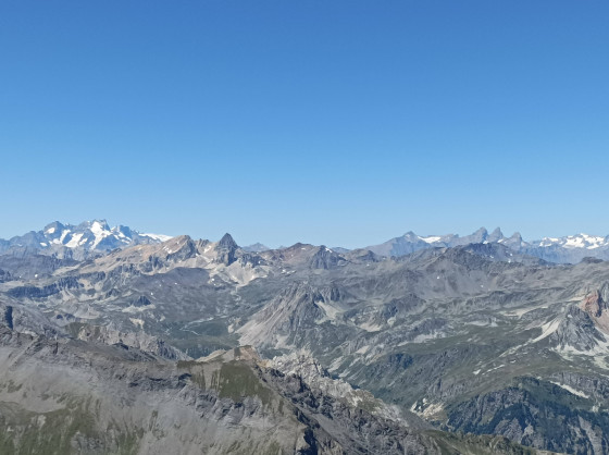 La Meije, Le Thabor et les Aiguilles d\'Arves