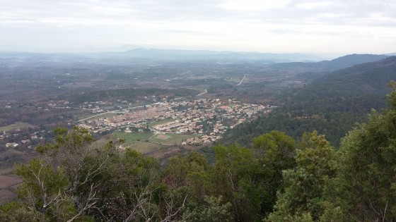 Vue panoramique de l\'oppidum de Piegu