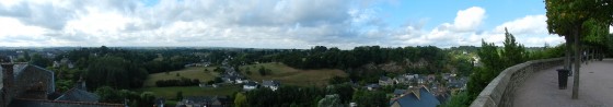 Vue panoramique de la ville basse